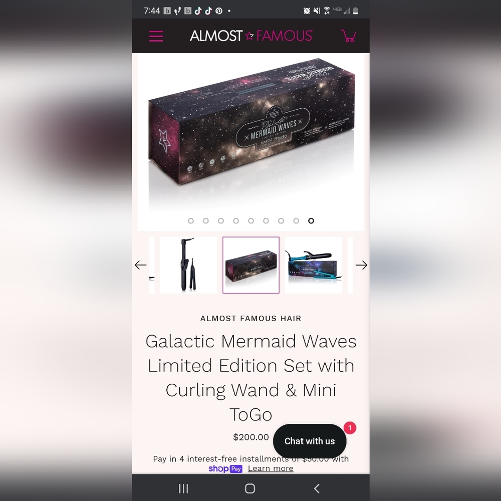 Almost Famous - Galactic mermaid waves